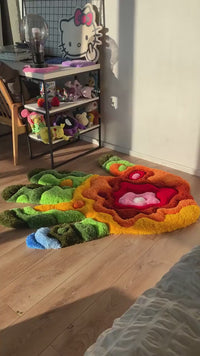 Thermal Hand fluffy Rug tufted custom carpet